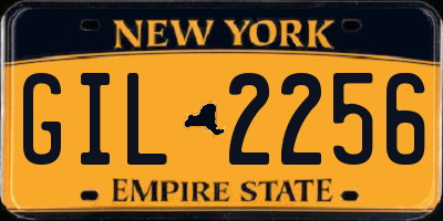 NY license plate GIL2256