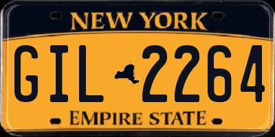 NY license plate GIL2264