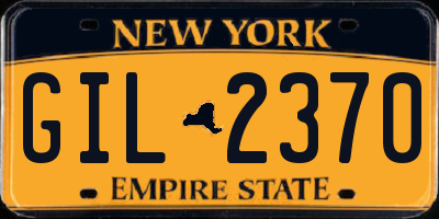 NY license plate GIL2370