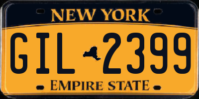 NY license plate GIL2399
