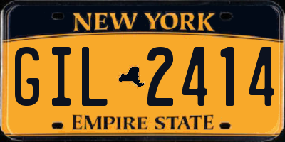 NY license plate GIL2414