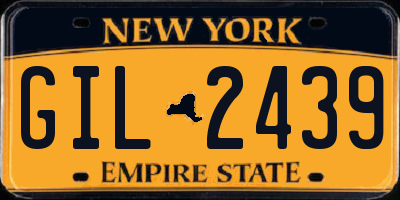 NY license plate GIL2439