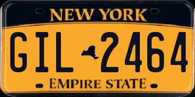 NY license plate GIL2464