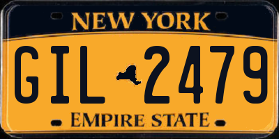NY license plate GIL2479