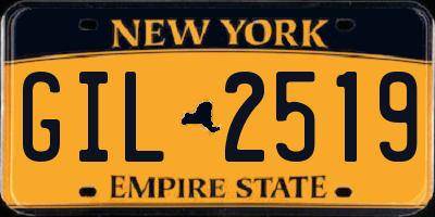 NY license plate GIL2519