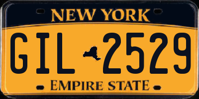 NY license plate GIL2529