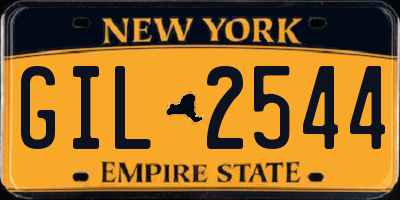 NY license plate GIL2544