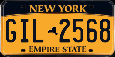NY license plate GIL2568