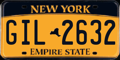 NY license plate GIL2632