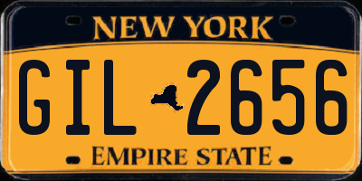 NY license plate GIL2656