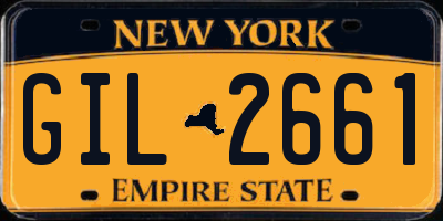 NY license plate GIL2661