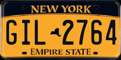 NY license plate GIL2764