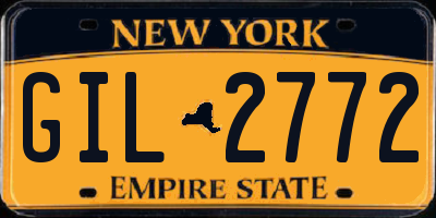 NY license plate GIL2772