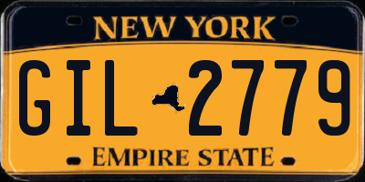 NY license plate GIL2779