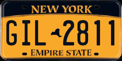NY license plate GIL2811