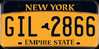 NY license plate GIL2866