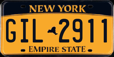 NY license plate GIL2911