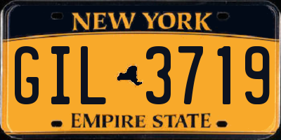NY license plate GIL3719