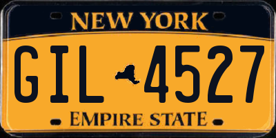 NY license plate GIL4527
