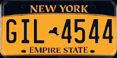NY license plate GIL4544