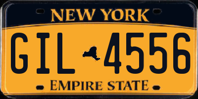 NY license plate GIL4556