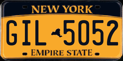 NY license plate GIL5052