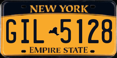 NY license plate GIL5128