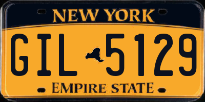NY license plate GIL5129