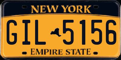 NY license plate GIL5156