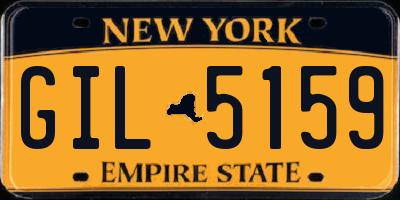 NY license plate GIL5159