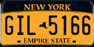 NY license plate GIL5166