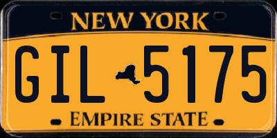 NY license plate GIL5175