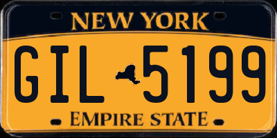 NY license plate GIL5199