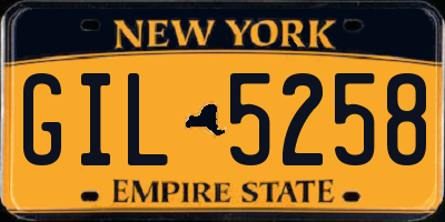NY license plate GIL5258