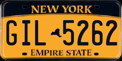 NY license plate GIL5262