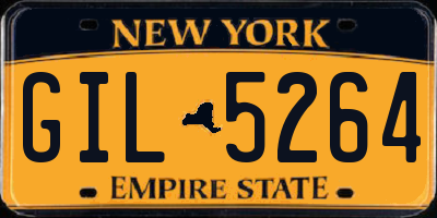 NY license plate GIL5264