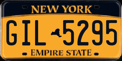 NY license plate GIL5295