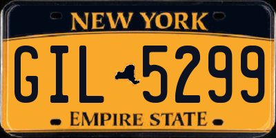 NY license plate GIL5299
