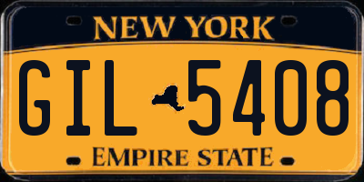 NY license plate GIL5408