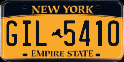 NY license plate GIL5410