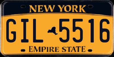 NY license plate GIL5516