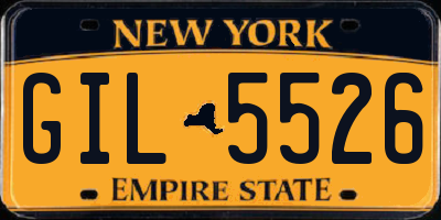 NY license plate GIL5526