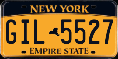 NY license plate GIL5527