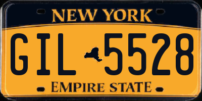NY license plate GIL5528