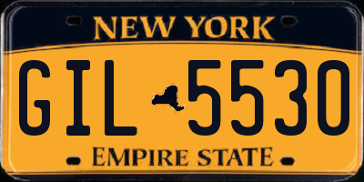 NY license plate GIL5530