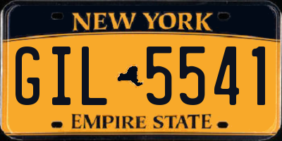 NY license plate GIL5541