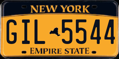 NY license plate GIL5544