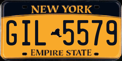 NY license plate GIL5579