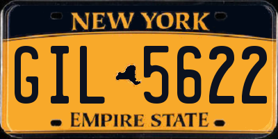 NY license plate GIL5622