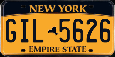 NY license plate GIL5626